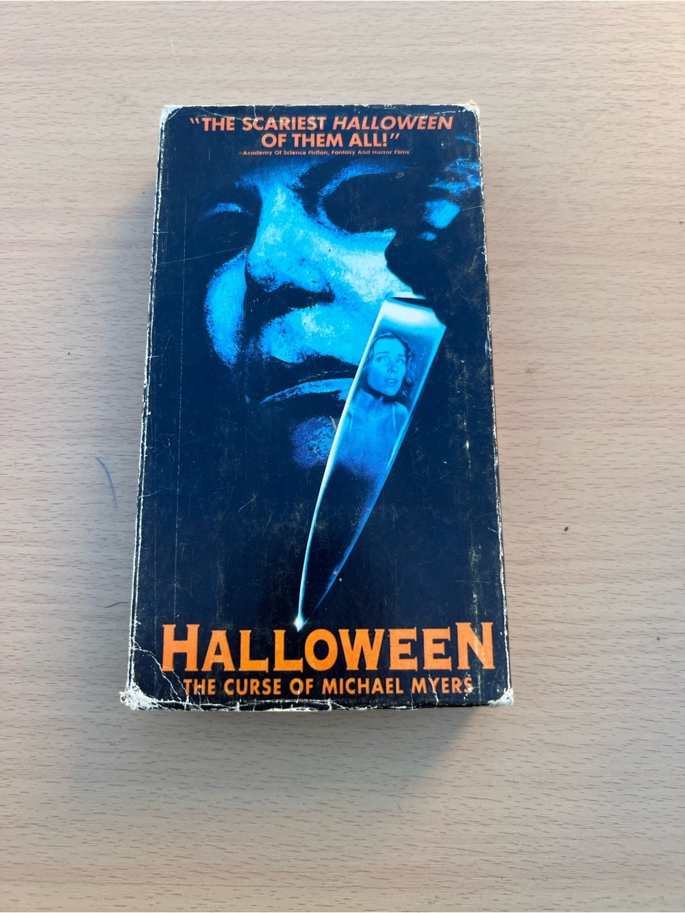 Halloween: The Curse of Michael Myers VHS - Black & Orange